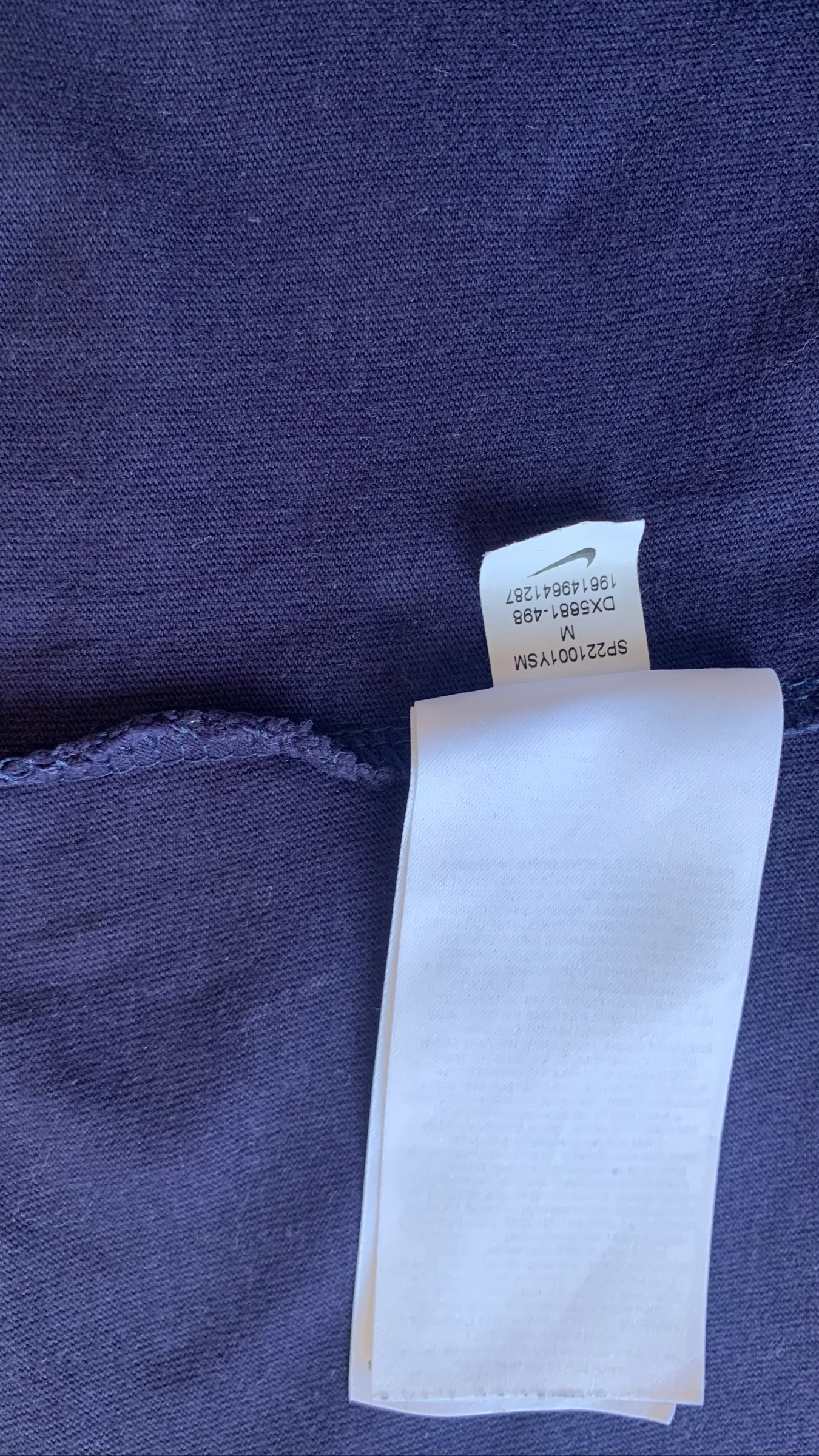 Vintage Nike Sportswear T-shirt in marineblauw – photo 7